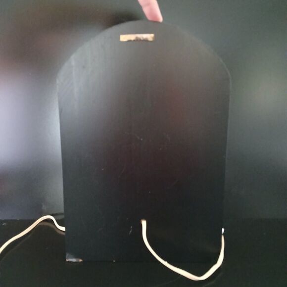 Happy Holidays Light Up Hanging Wall Plaque Plug in Christmas Decoration - Picture 9 of 9